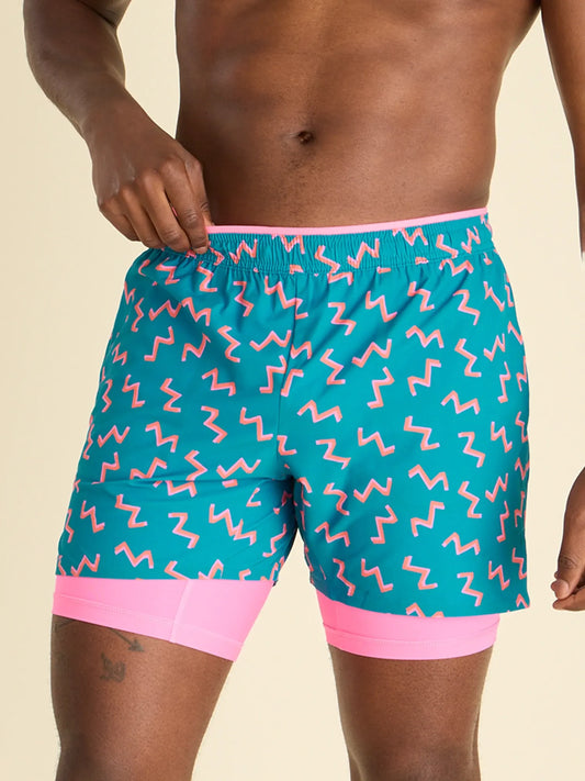 The Twist and Squiggle- Blue 5.5" (Ultimate Training Short)
