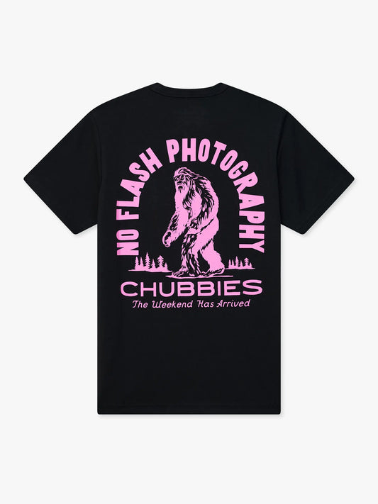 The Squatch Sighting (Boys Non Pocket Graphic T-Shirt)- Black