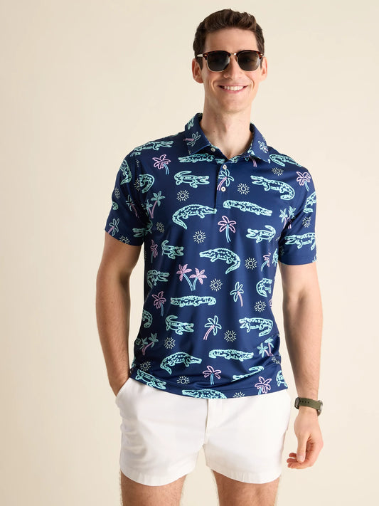 The Neon Glade (Performance Polo)