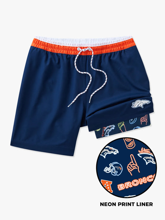 The Broncos 5.5" (NFL Classic Lined Swim Trunks)