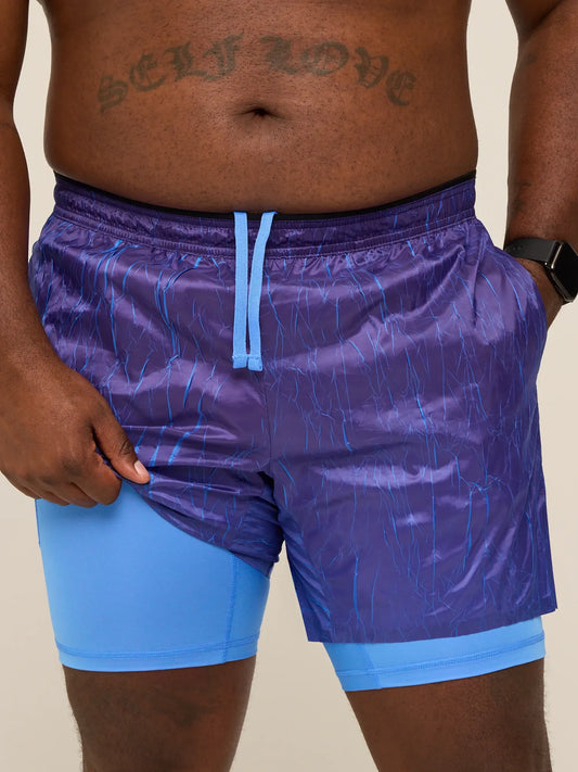 The Violet Voltages 5.5" (Crinkle Ultimate Training Short)