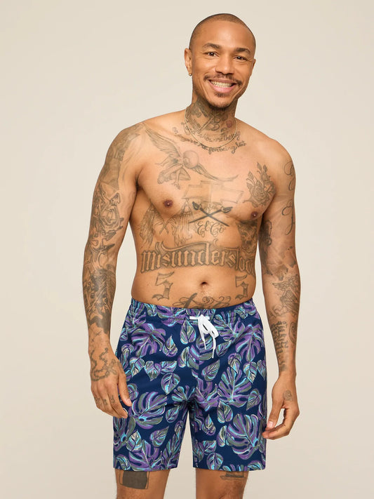 The Variegateds 7" (Classic Swim Trunk)- Purple