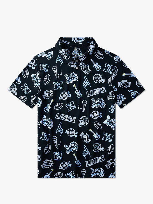 The Neon Lions (NFL Boys Performance Polo)