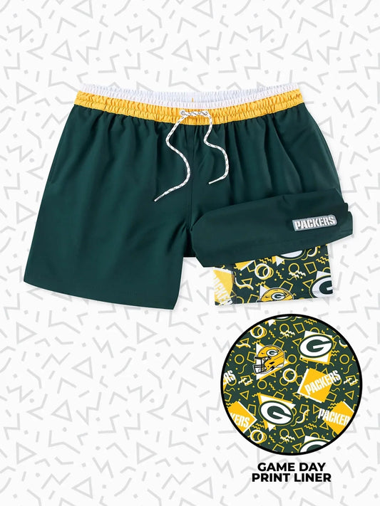 The Secret Packers 5.5" (Classic Lined Swim Trunks)