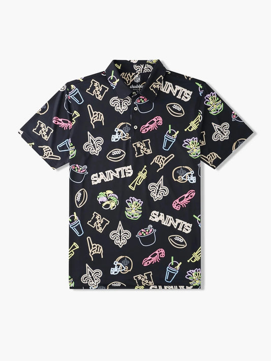 The Neon Saints (NFL Performance Polo)