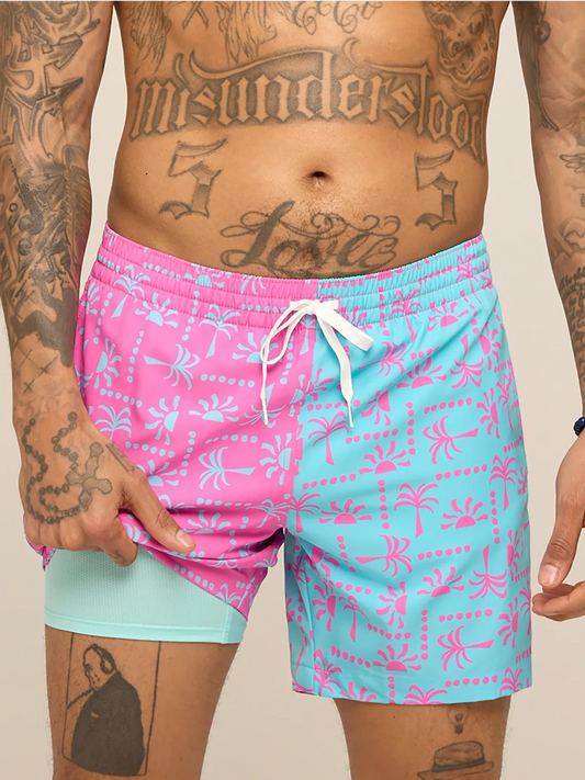 The Pacific Grids 5.5" (Classic Lined Swim Trunk)