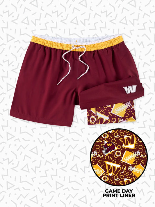 The Secret Commanders 5.5" (Classic Lined Swim Trunks)