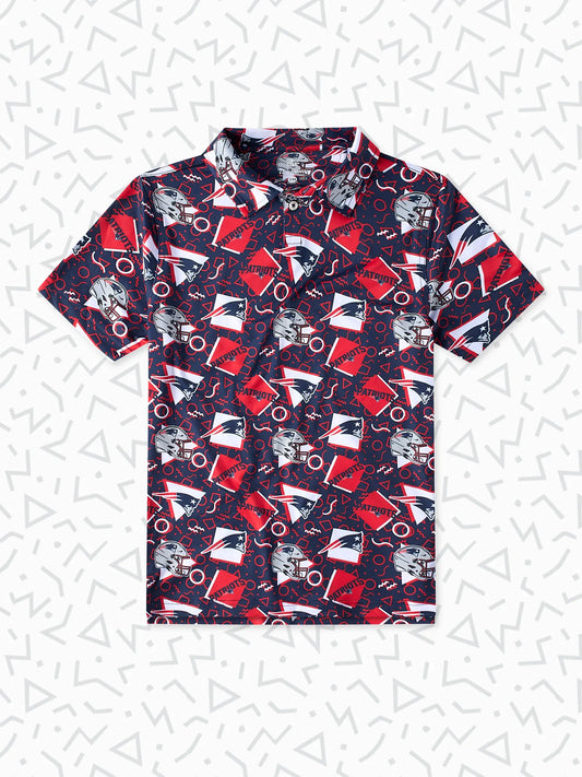 The Patriots Game Day Fit (Boys Performance Polo)