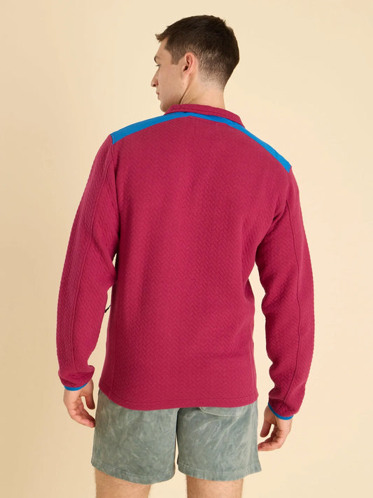 The Crimson Cruiser (Quilted Quarter-Zip)