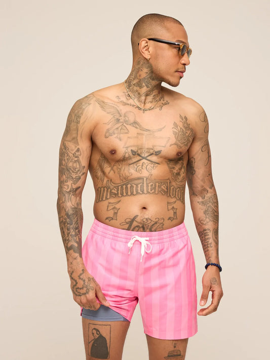 The Dreamhouse Pinks 5.5" (Classic Lined Swim Trunk)