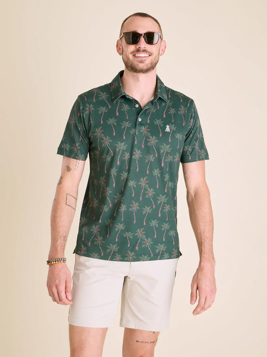 The Brushstroke Palm- Green (Range Polo)