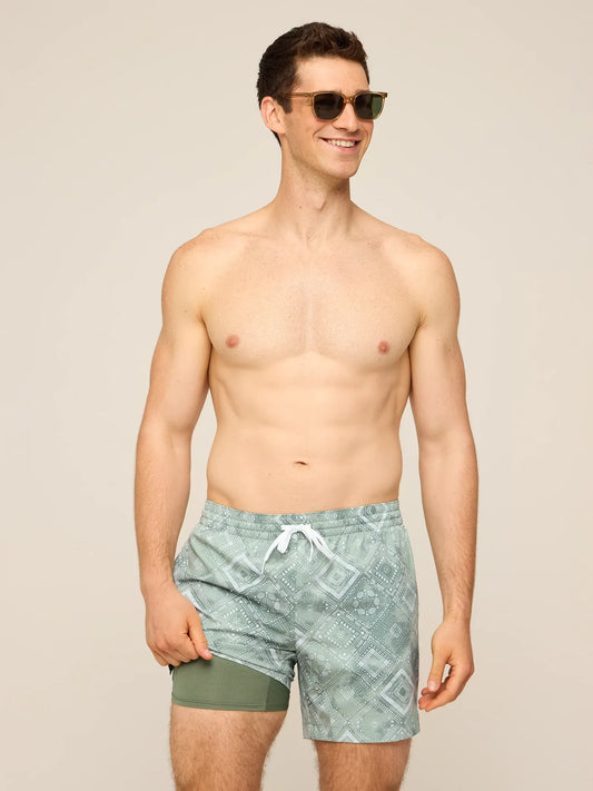 The Open Rodeos 5.5" (Classic Lined Swim Trunk)