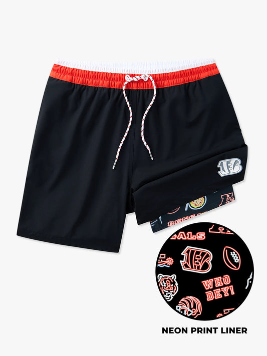 The Bengals 5.5" (NFL Classic Lined Swim Trunks)