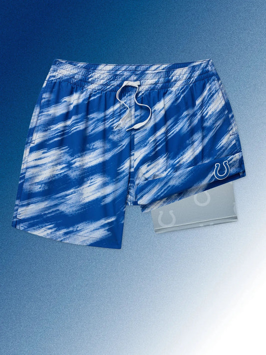 The Color Blitz Colts 5.5" (Classic Lined Swim Trunk)