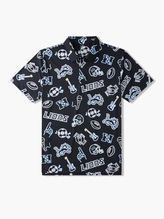 The Neon Lions (NFL Performance Polo)