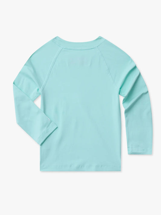 The Lil Ol' College Try (Toddler Rashguard)- Teal