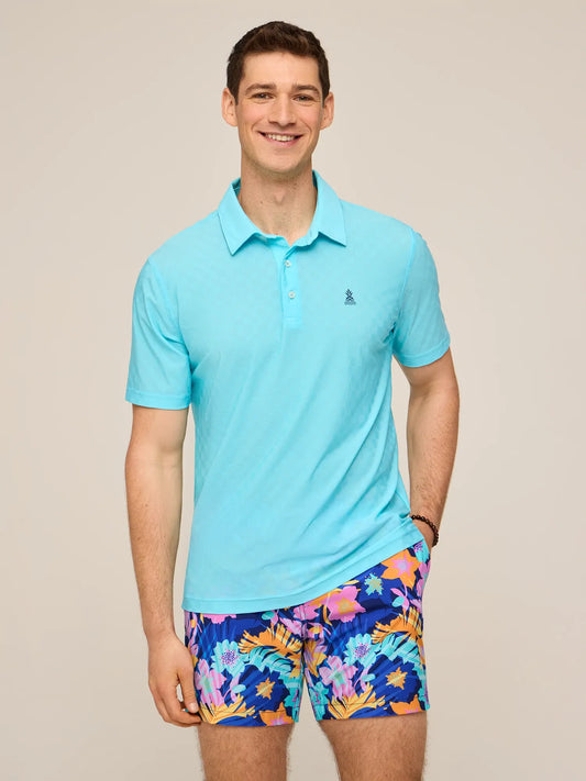 The Frozen Lake (Textured Performance Polo)