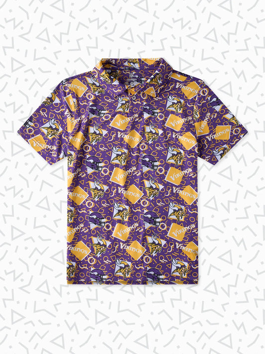 The Vikings Game Day Fit (Boys Performance Polo)