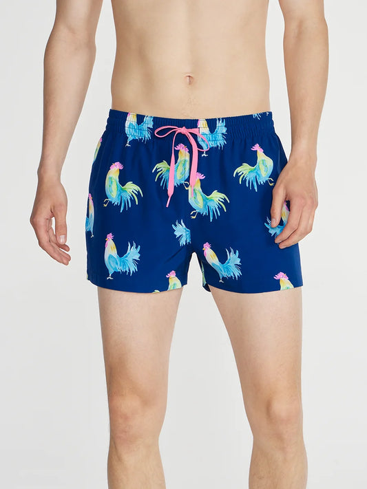 The Fowl Plays 4" (Classic Swim Trunk)