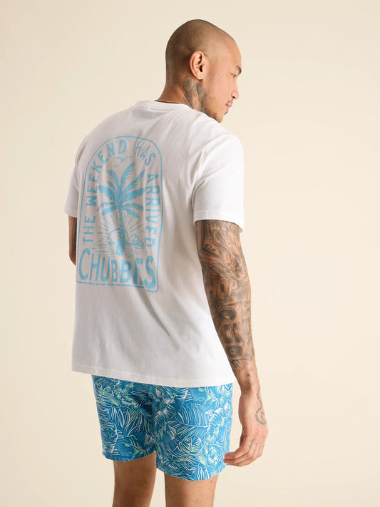 The Going in the Duffle (Non Pocket Graphic T-Shirt) - Pure White