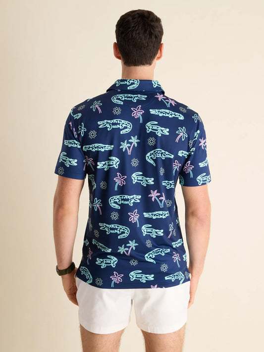 The Neon Glade (Performance Polo)