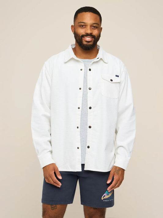 The Glacier (LS Waffle Cord Friday Shirt)