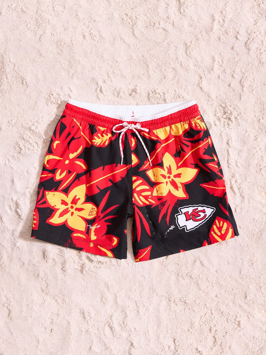 The Chiefs Deep End Zones 5.5" (Classic Lined Swim Trunk)
