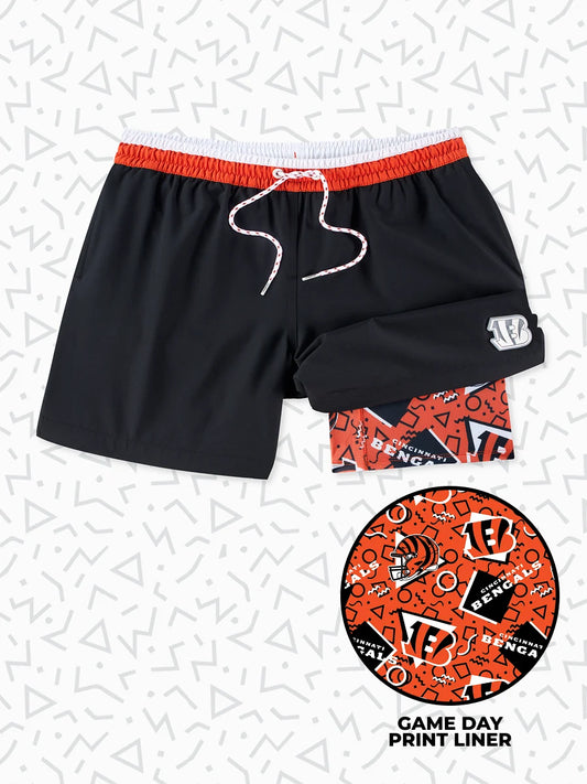 The Secret Bengals 5.5" (Classic Lined Swim Trunks)