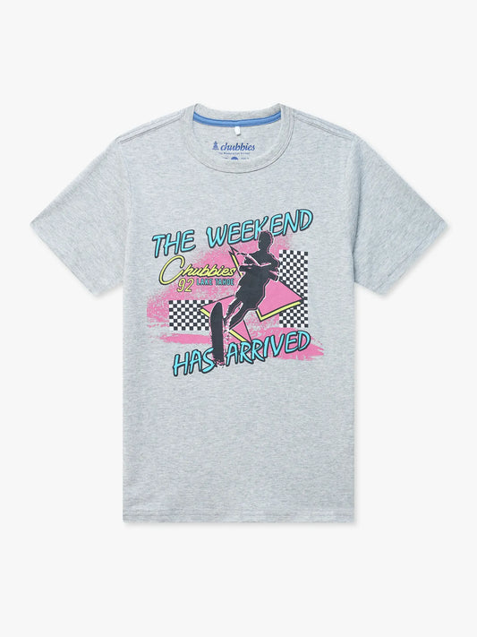 The Summer of '92 (Boys Non Pocket Graphic T-Shirt)- Gray