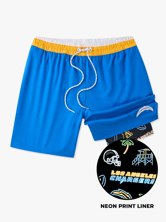 The Chargers 5.5" (NFL Classic Lined Swim Trunks)