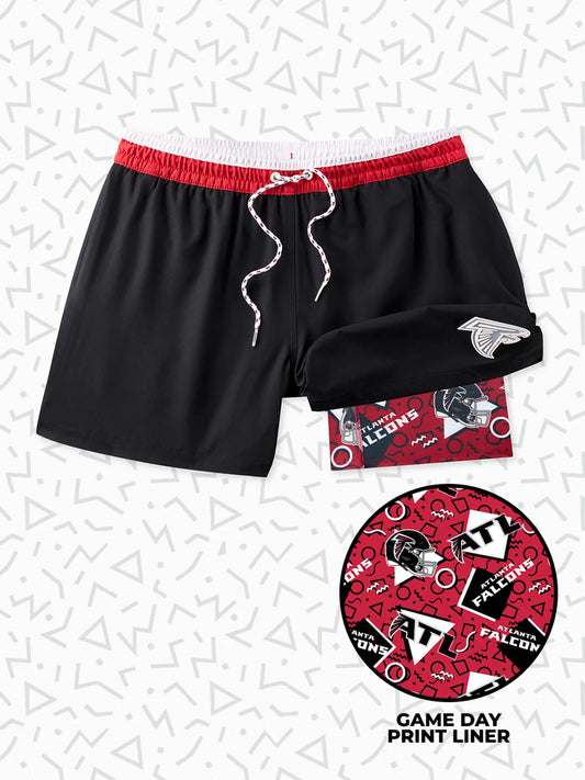 The Secret Falcons 5.5" (Classic Lined Swim Trunks)