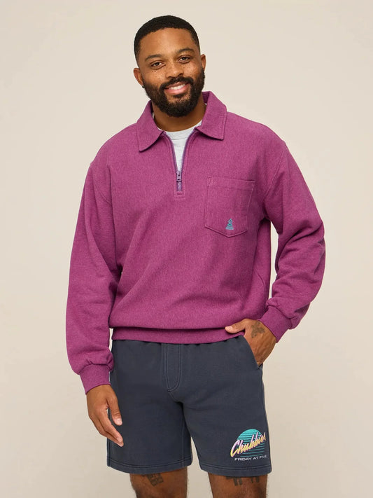 The Burgundy (Comfort Quarter Zip)