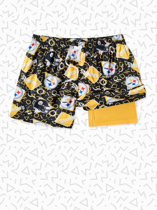 The Steelers Game Day Fit 5.5" (Classic Lined Swim)