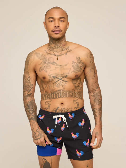 The Cockadoodle Doozies 5.5" (Classic Lined Swim Trunk)