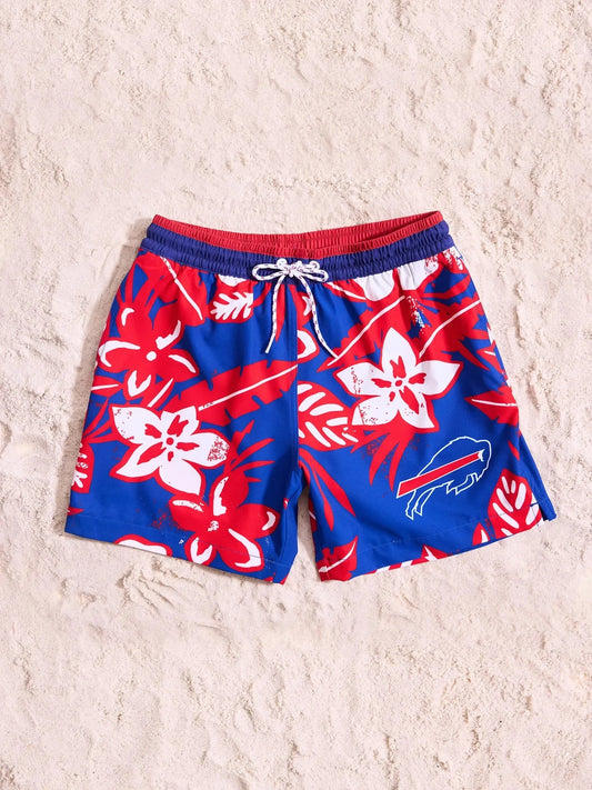 The Bills Deep End Zones 5.5" (Classic Lined Swim Trunk)