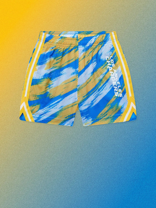 The Color Blitz Chargers (Boys Mesh Shorts)