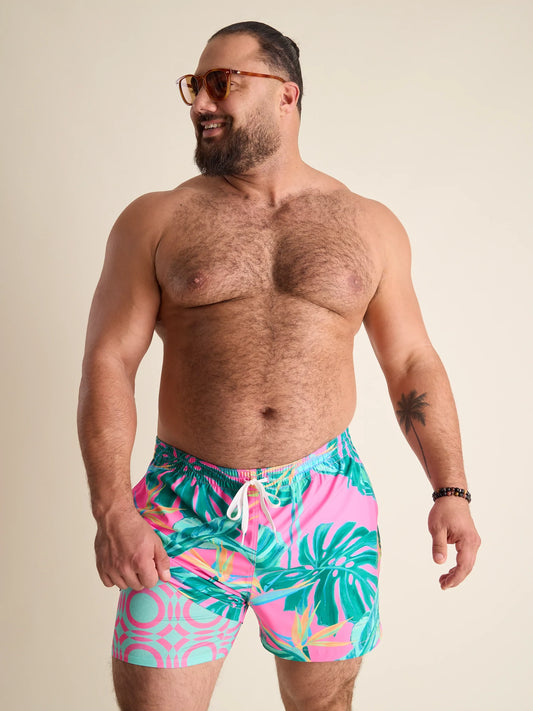 The Birds of Paradise 4" (Classic Lined Swim Trunk)