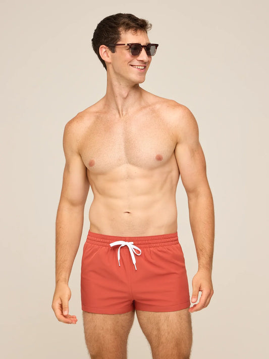 The Terracottas 2" (Classic Lined Swim Trunk)