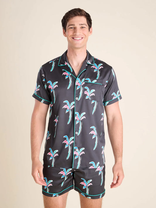 The Cabana Boy (Satin Sleep Shirt)