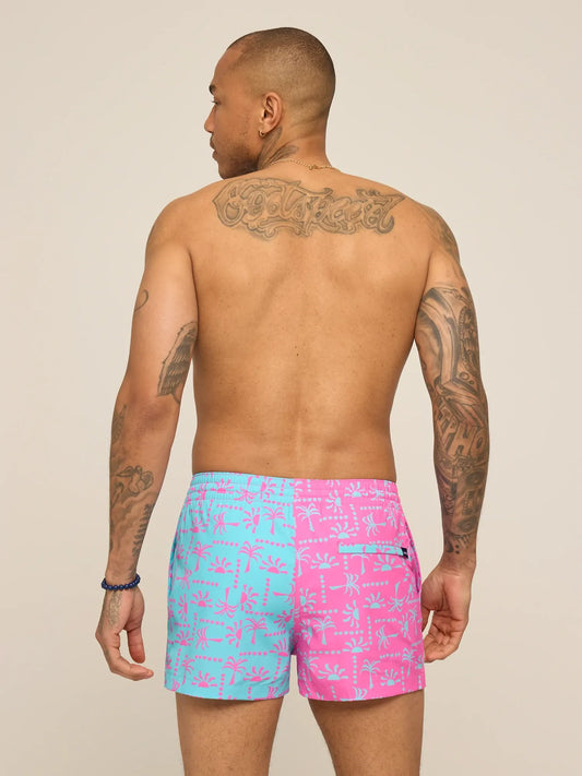 The Pacific Grids 4" (Classic Lined Swim Trunk)