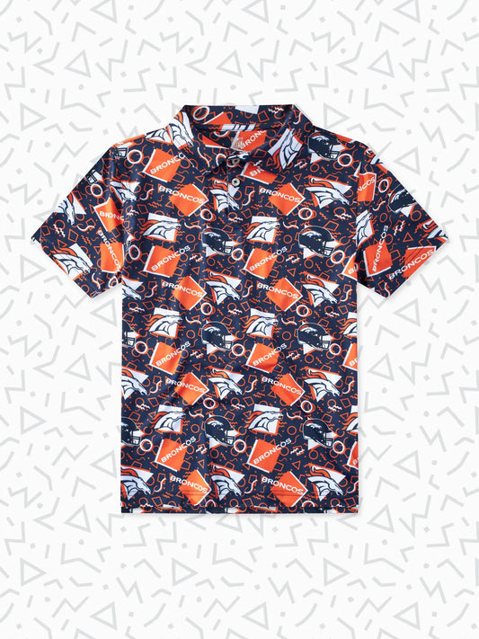 The Broncos Game Day Fit (Boys Performance Polo)