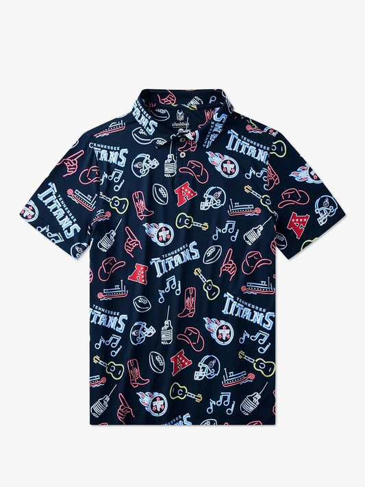 The Neon Titans (NFL Boys Performance Polo)