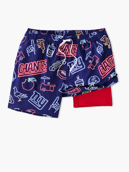 The Neon Giants 5.5" (NFL Classic Lined Swim Trunks)