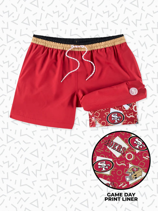 The Secret 49ers 5.5" (Classic Lined Swim Trunks)