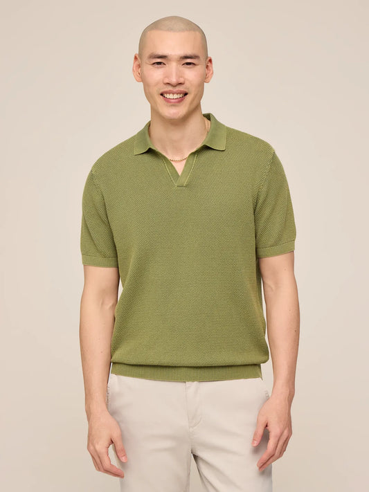 The Olive You Man (Knit Polo)