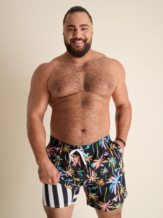 The Black Light Nights 5.5" (Classic Lined Swim Trunk)