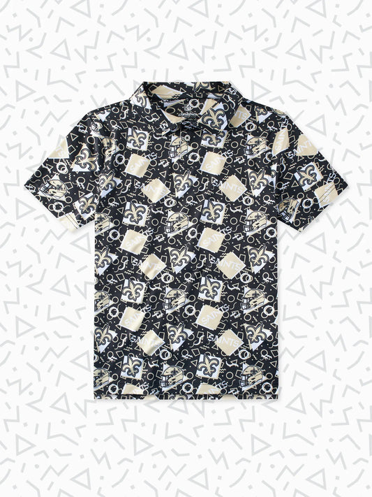 The Saints Game Day Fit (Boys Performance Polo)