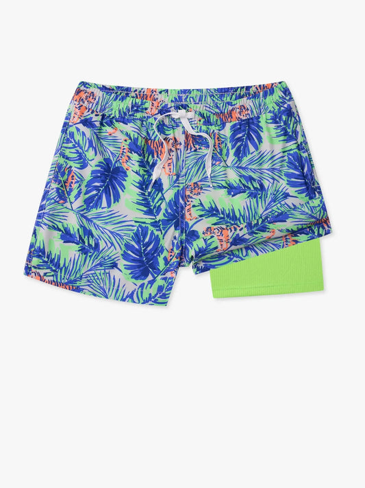 The Prowls (Boys Lined Swim Trunk)- Green