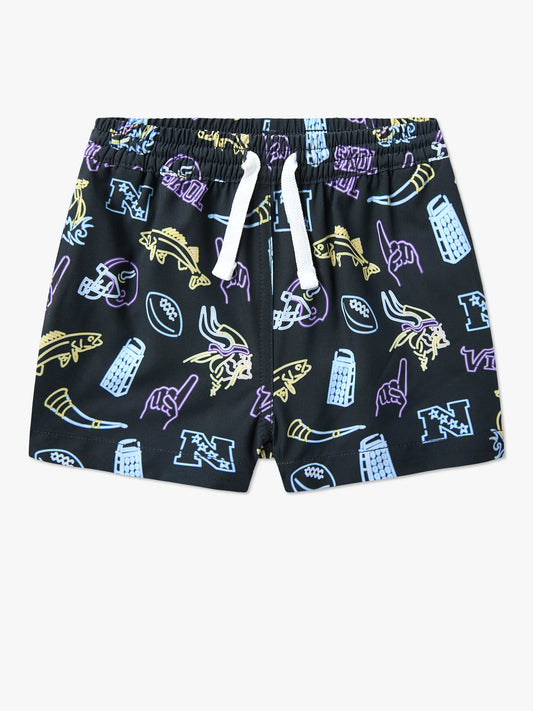 The Neon Vikings (NFL Toddler Swim Trunk)