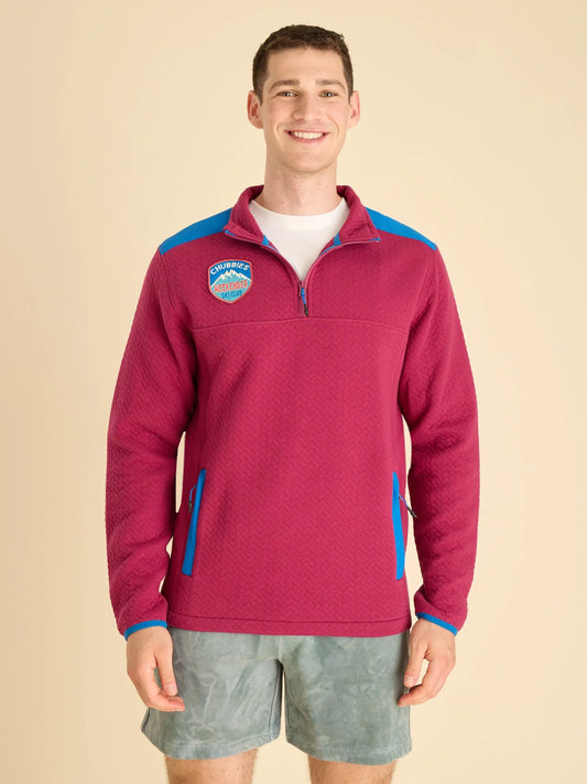 The Crimson Cruiser (Quilted Quarter-Zip)
